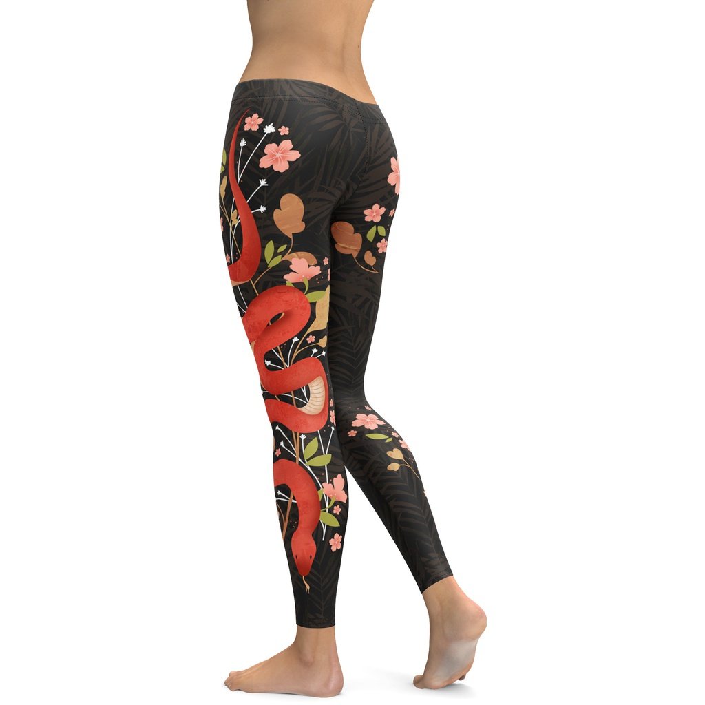 Snakes & Flowers Leggings