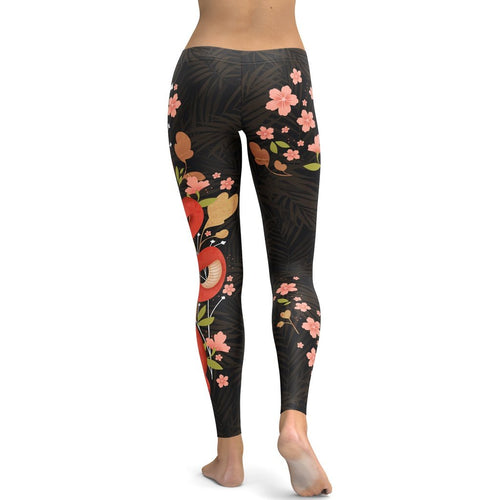Snakes & Flowers Leggings