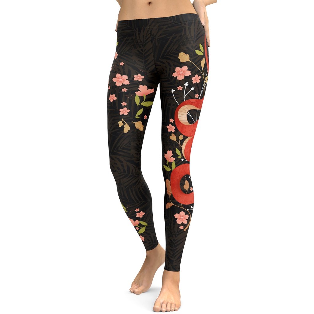 Snakes & Flowers Leggings