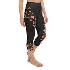 Snakes & Flowers Yoga Capris