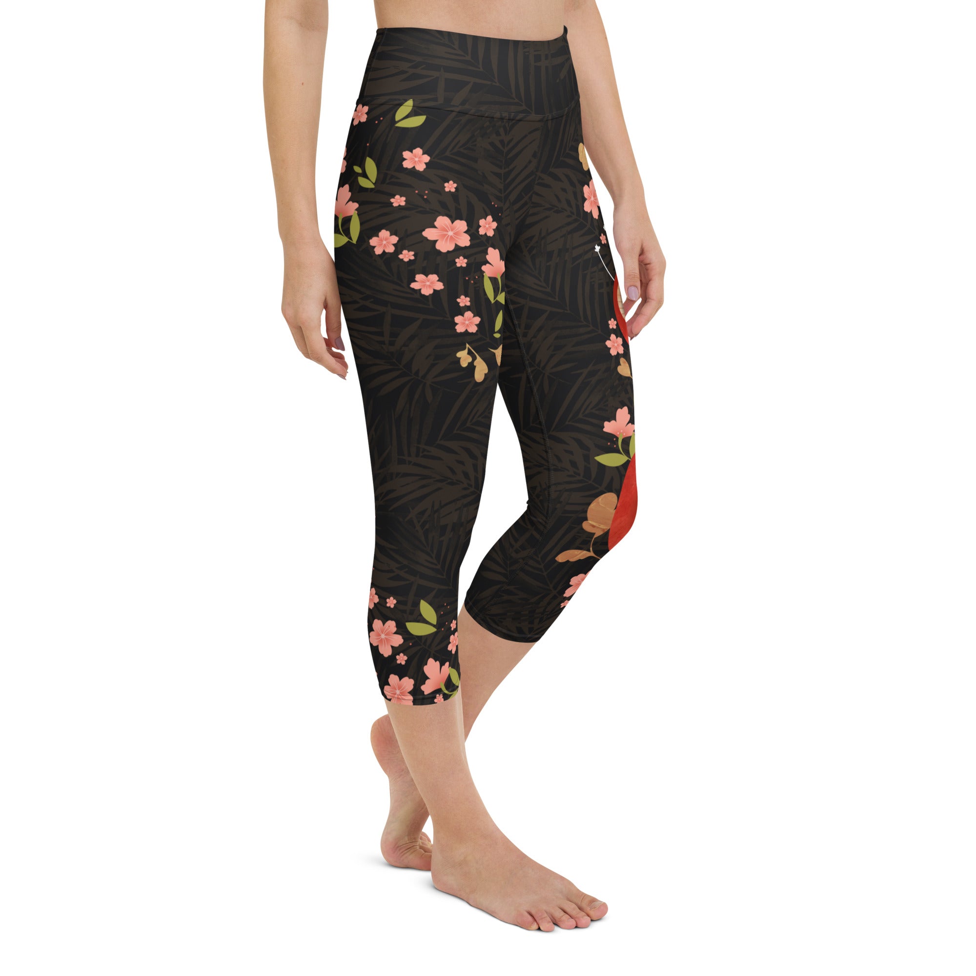 Snakes & Flowers Yoga Capris
