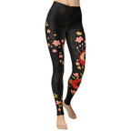 Snakes & Flowers Yoga Leggings