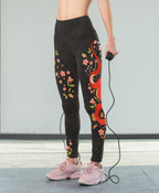 Snakes & Flowers Yoga Leggings