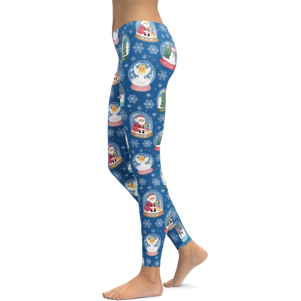 Huilaibazo Christmas Leggings for Women Novelty Xmas Print Yoga Pants  Stretch Workout Gym Tights High Waist Fitness Leggings : :  Clothing