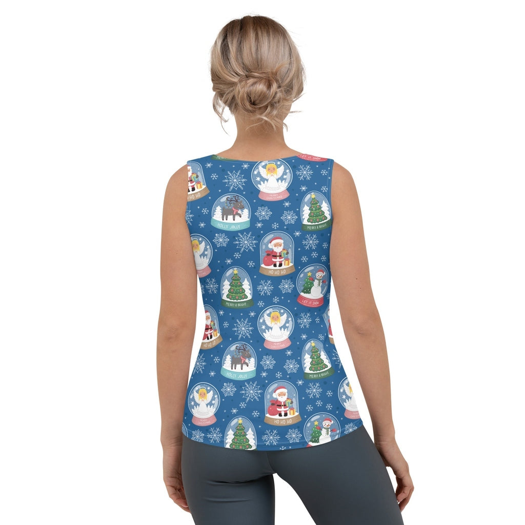 Snow Globe Pattern Tank Top