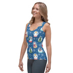 Snow Globe Pattern Tank Top