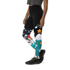 Snowy Christmas Compression Leggings
