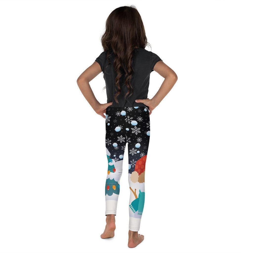 Snowy Christmas Kid's Leggings