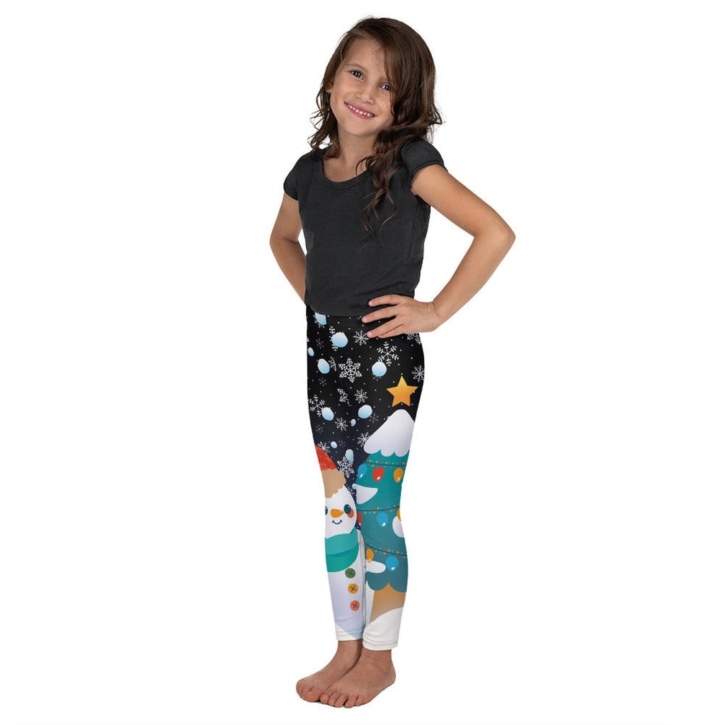 Snowy Christmas Kid's Leggings