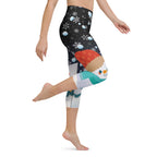 Snowy Christmas Yoga Capris