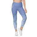 Soft Lilies Leggings With Pockets