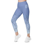 Soft Lilies Leggings With Pockets