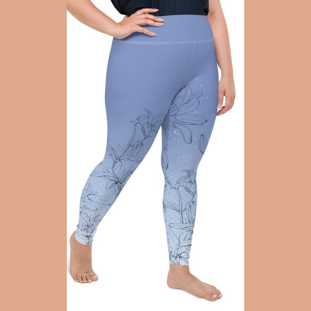 Soft Lilies Plus Size Leggings