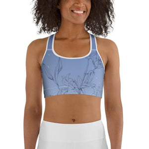 Soft Lilies Sports Bra