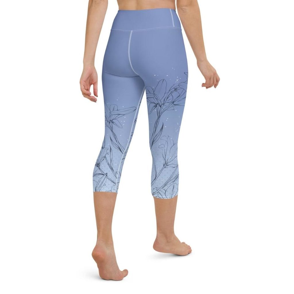 Soft Lilies Yoga Capris