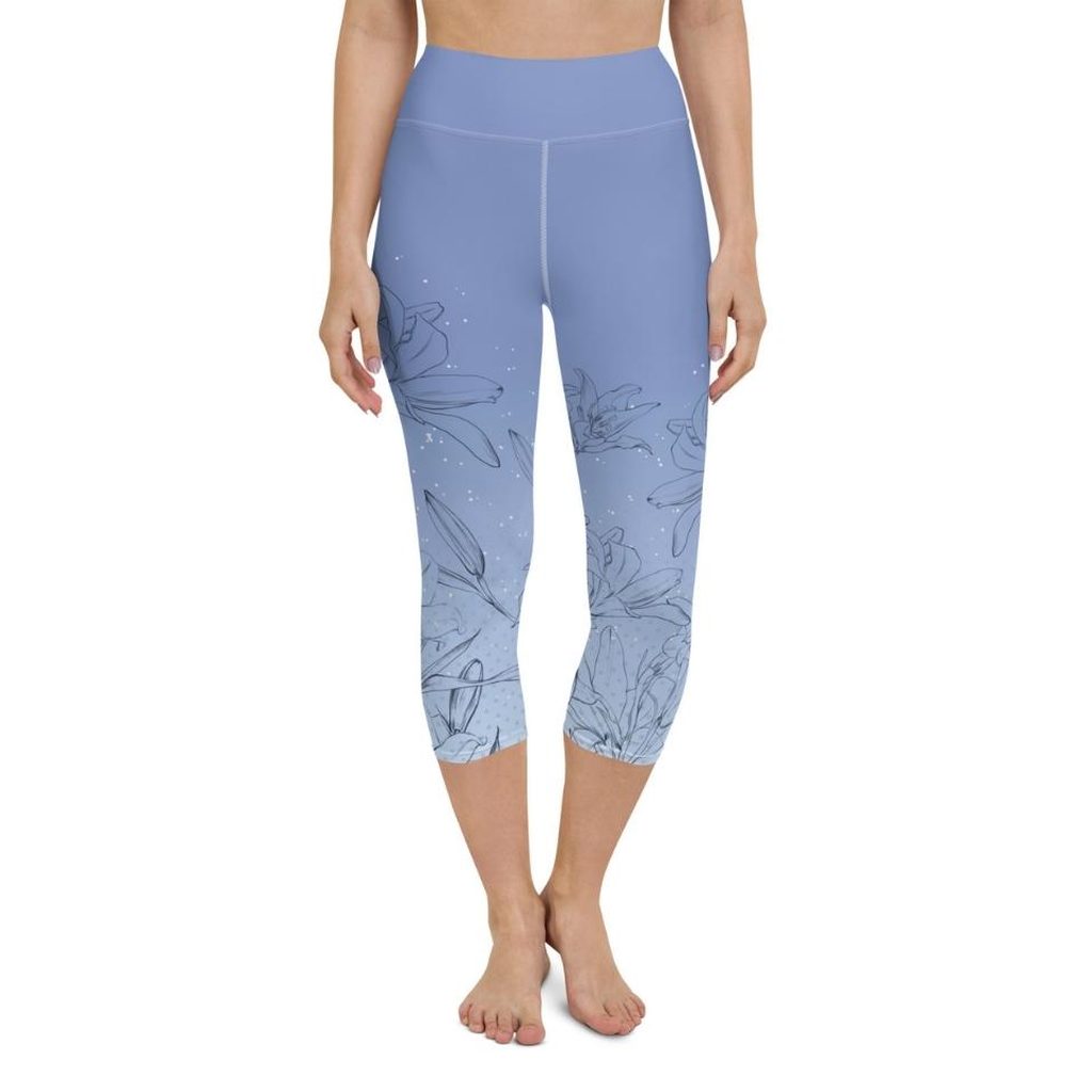 Soft Lilies Yoga Capris