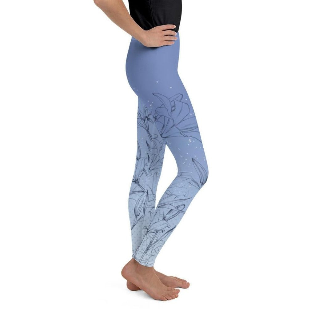 Soft Lilies Youth Leggings