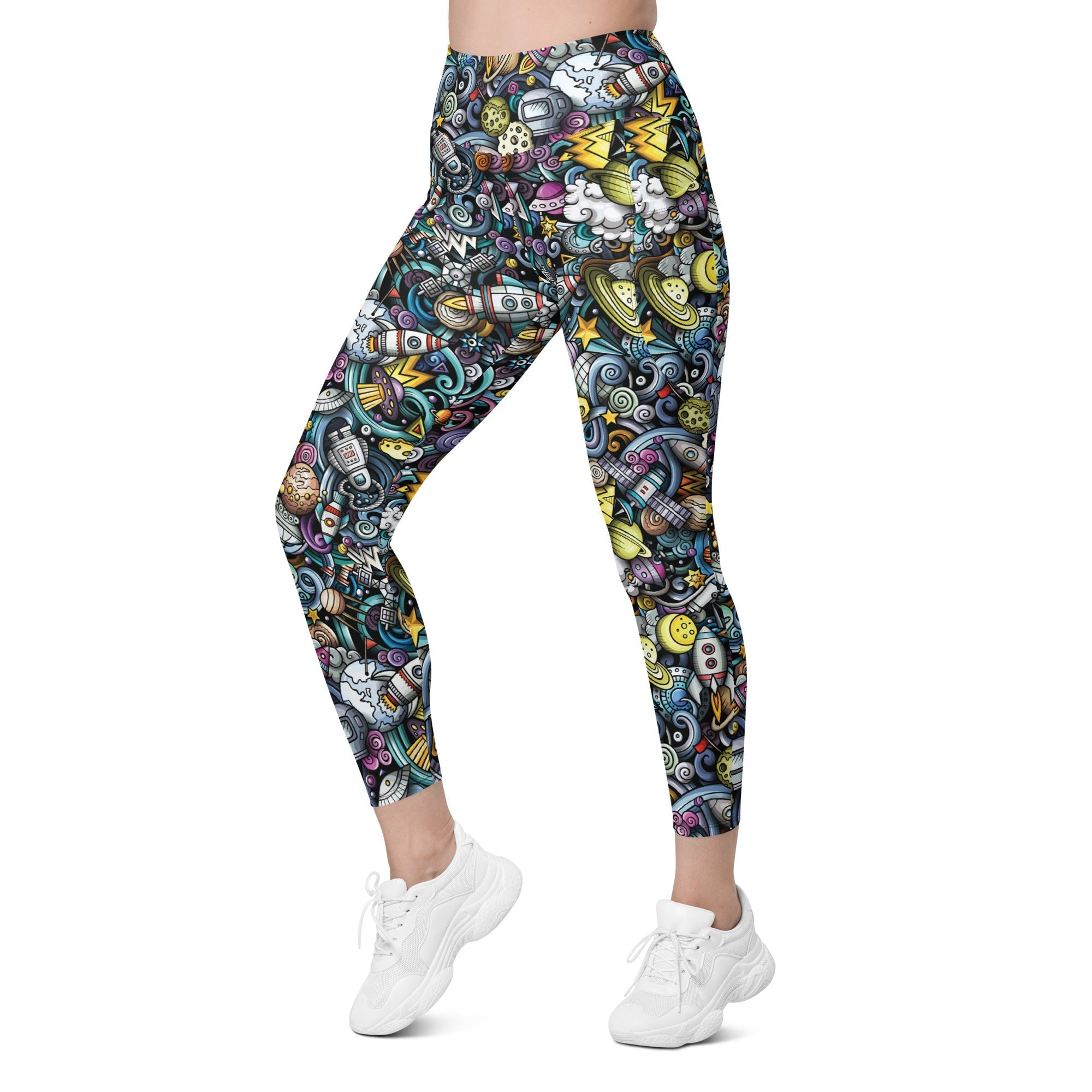 Space Travel Leggings With Pockets