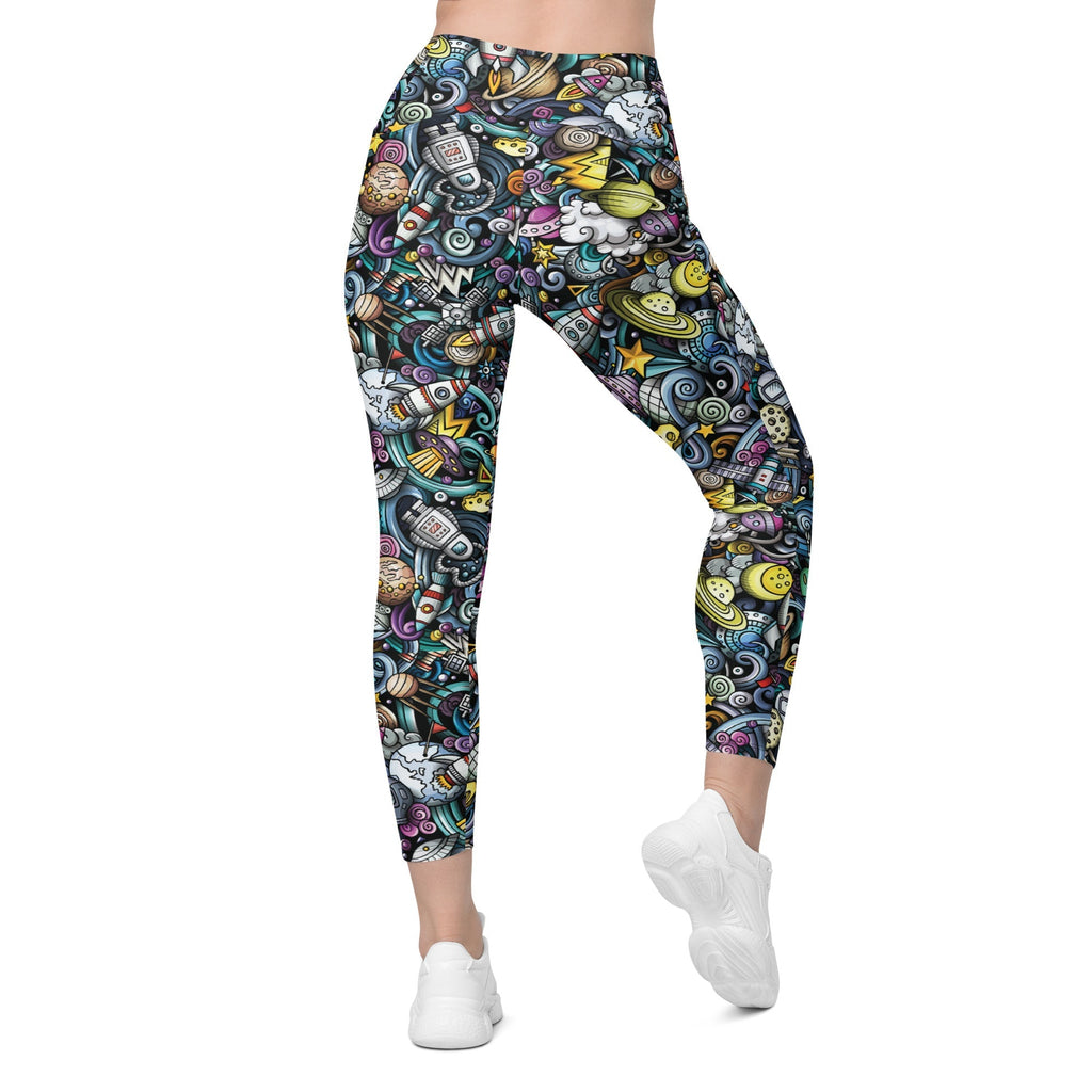 Space Travel Leggings With Pockets