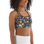 Space Travel Sports Bra