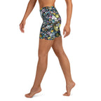 Space Travel Yoga Shorts