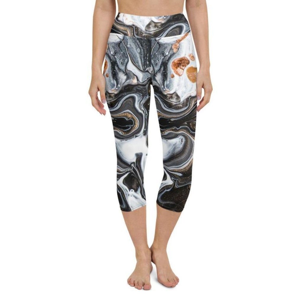 Speck of Gold Yoga Capris
