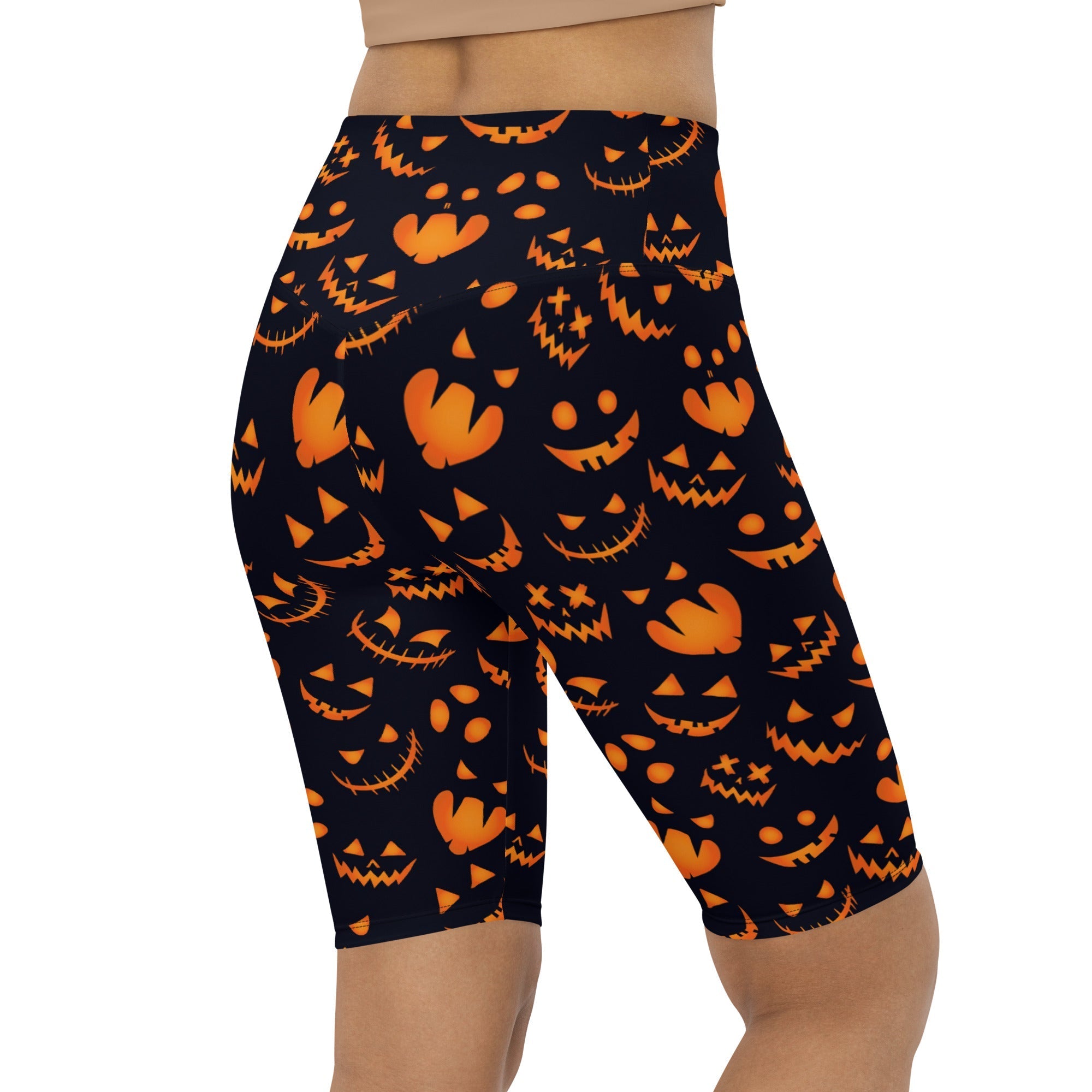 Spooktacular Halloween Biker Shorts