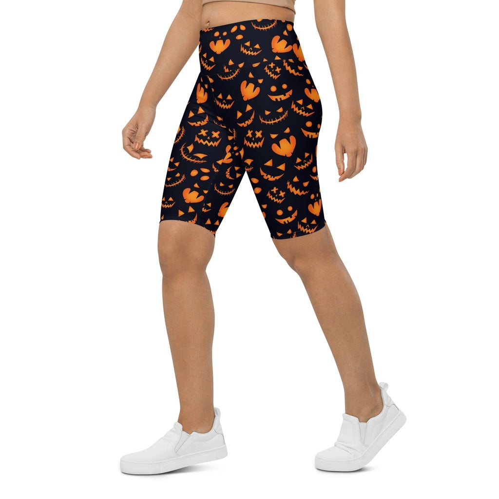 Spooktacular Halloween Biker Shorts