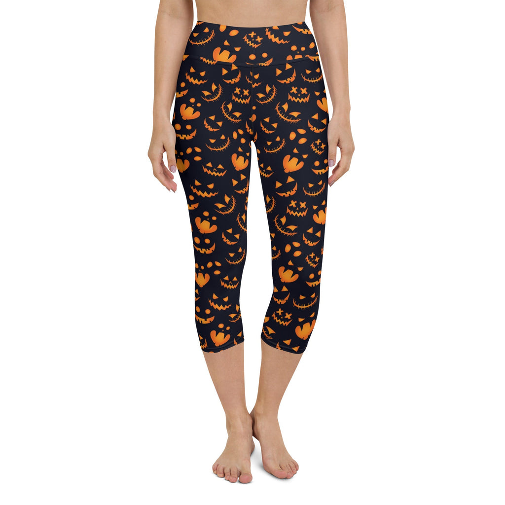 Spooktacular Halloween Yoga Capris