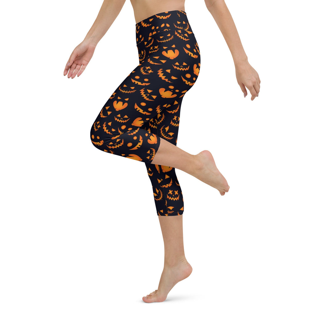 Spooktacular Halloween Yoga Capris