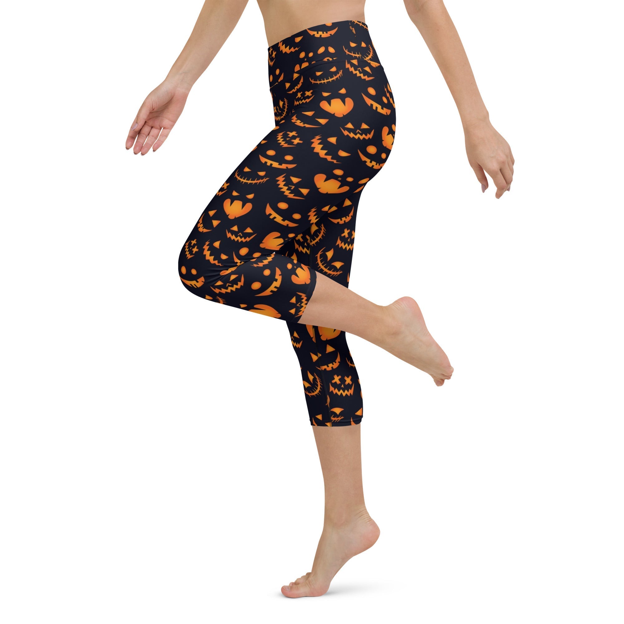 Spooktacular Halloween Yoga Capris