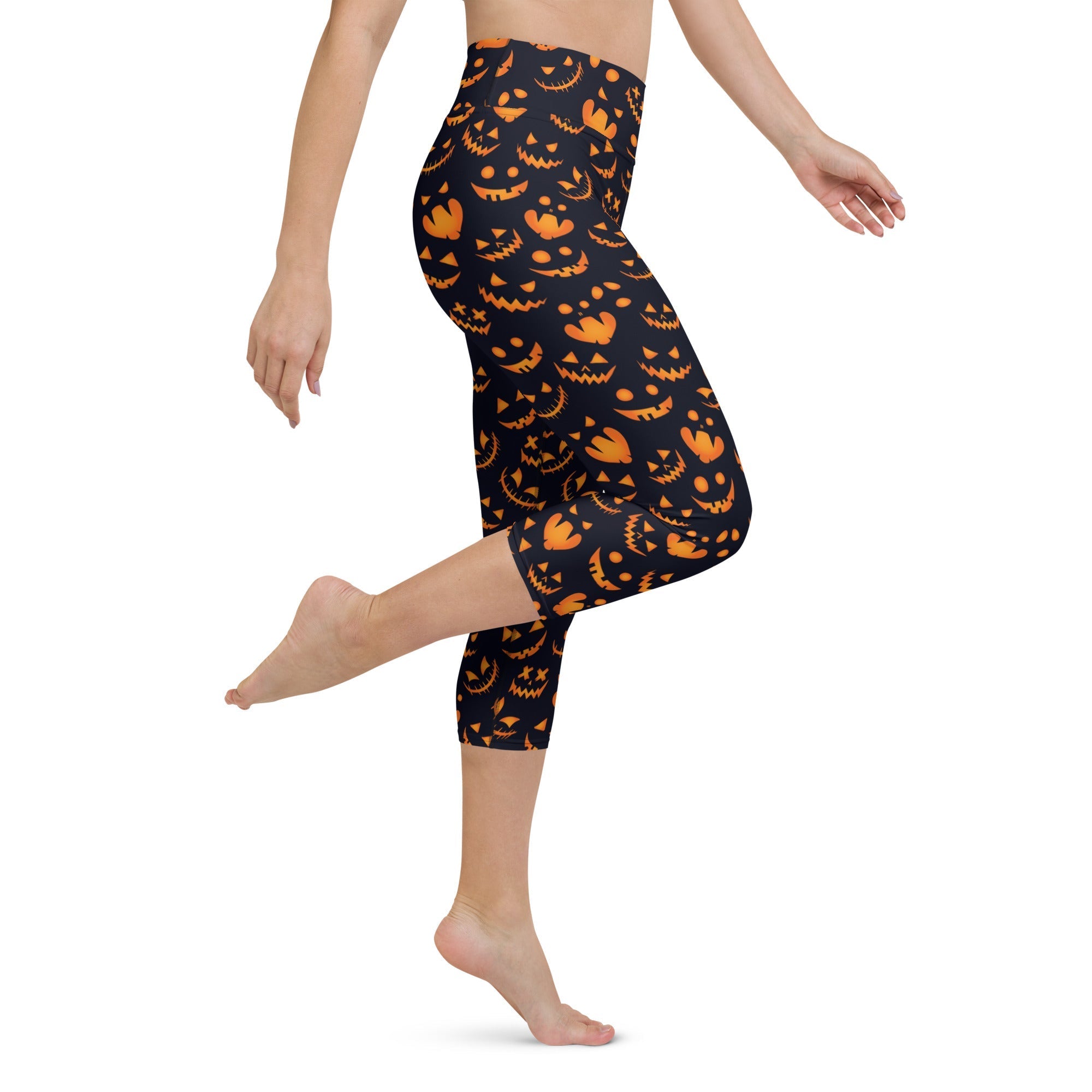 Spooktacular Halloween Yoga Capris