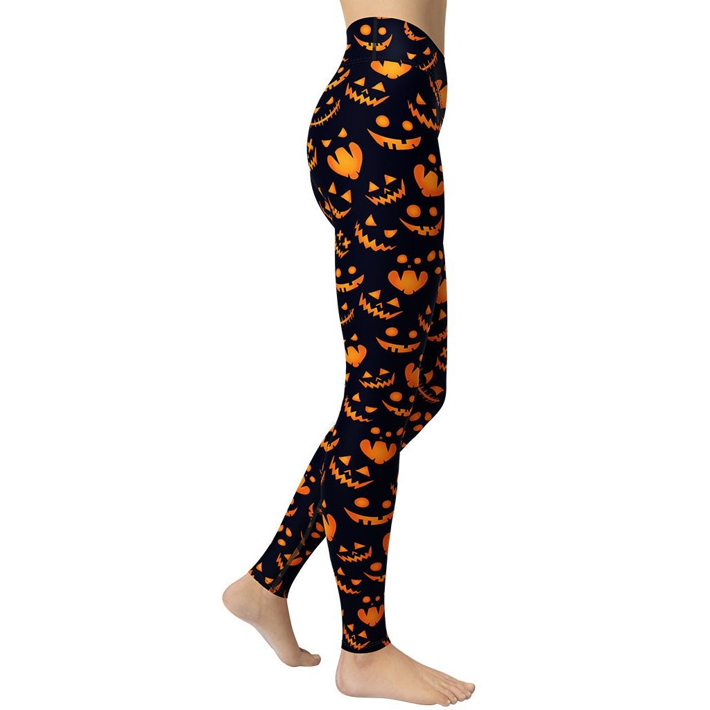 Spooktacular Halloween Yoga Leggings
