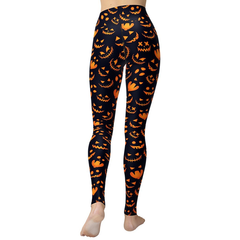 Spooktacular Halloween Yoga Leggings