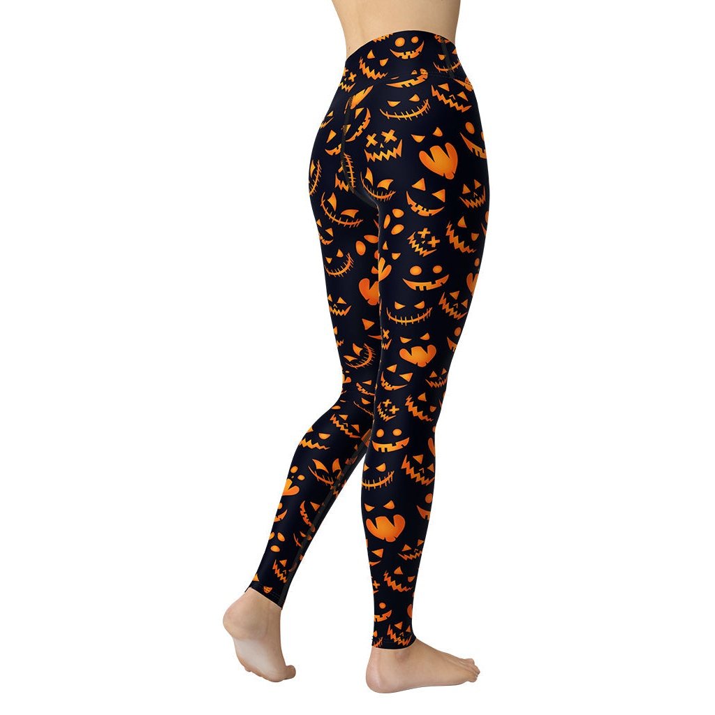 Spooktacular Halloween Yoga Leggings