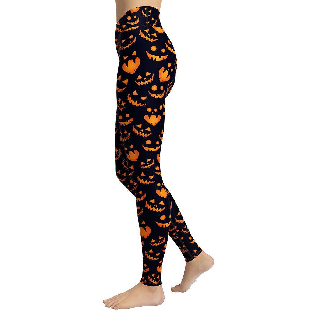 Spooktacular Halloween Yoga Leggings