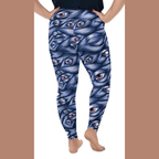 Spooky Eyes Plus Size Leggings
