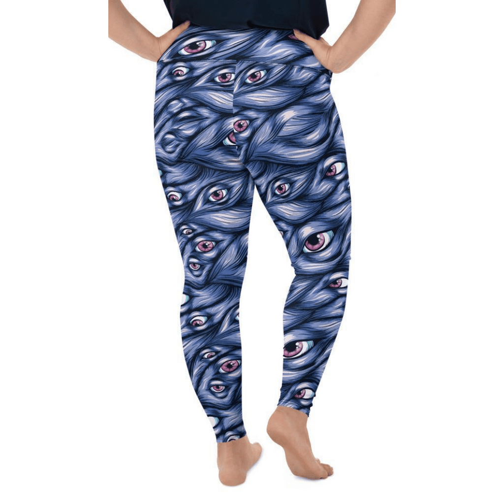 Spooky Eyes Plus Size Leggings