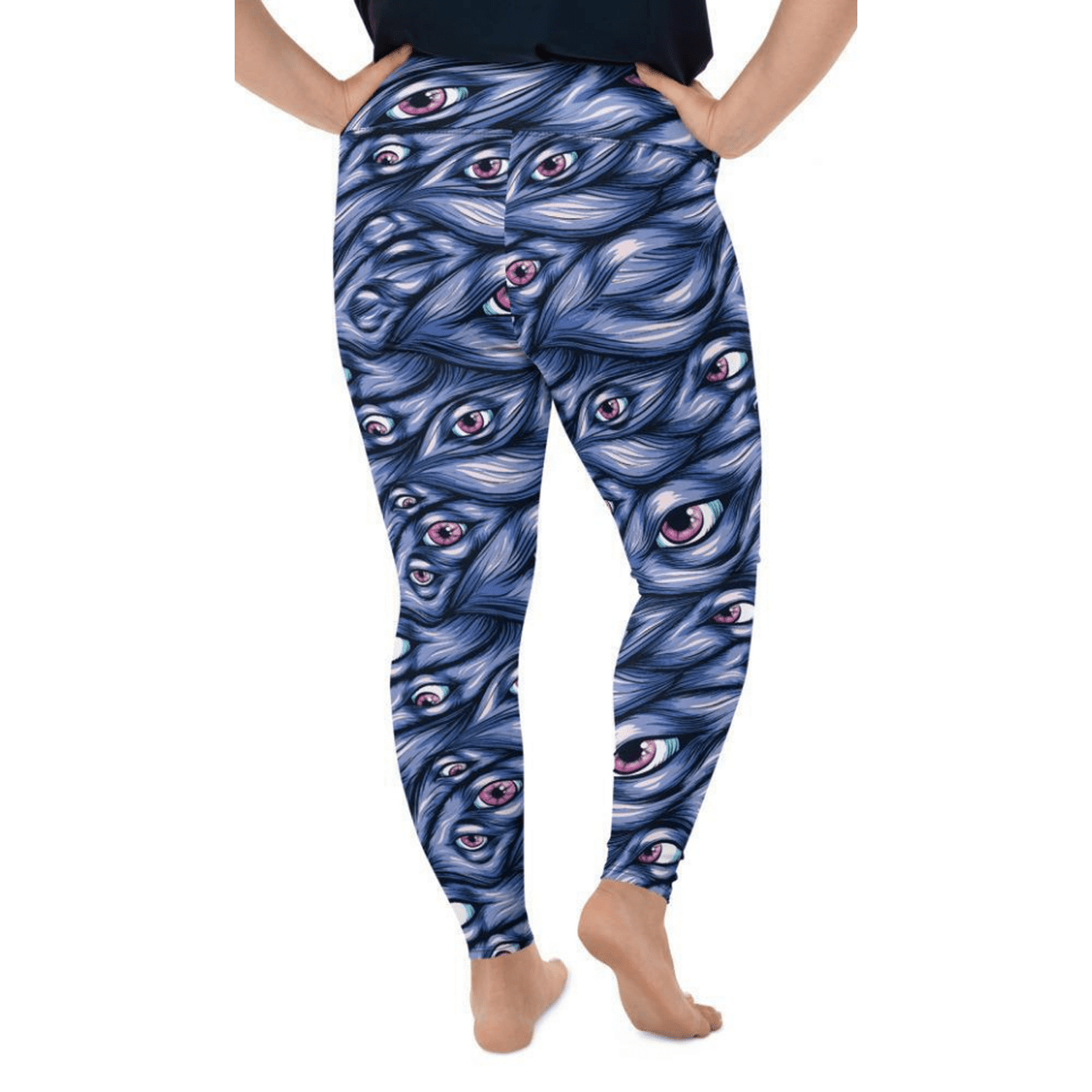 Spooky Eyes Plus Size Leggings