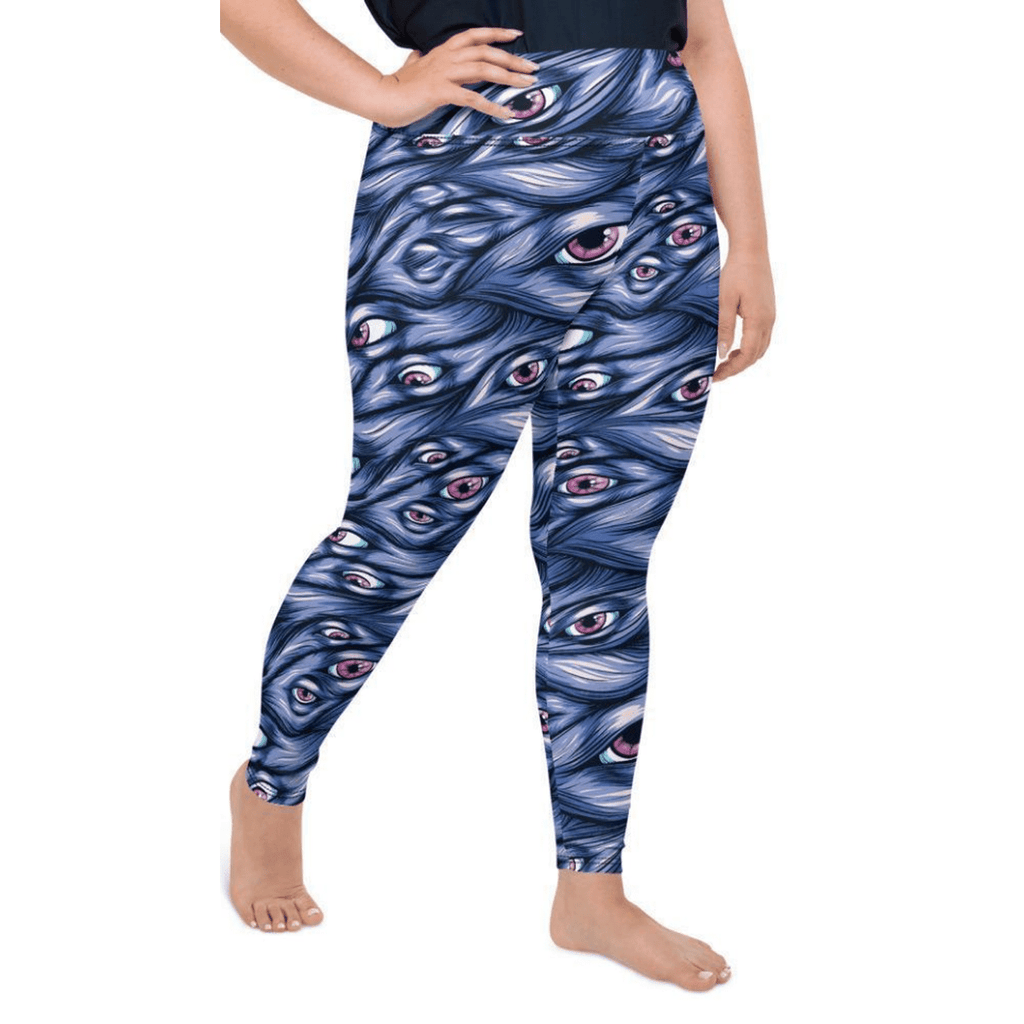 Spooky Eyes Plus Size Leggings
