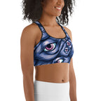 Spooky Eyes Sports Bra