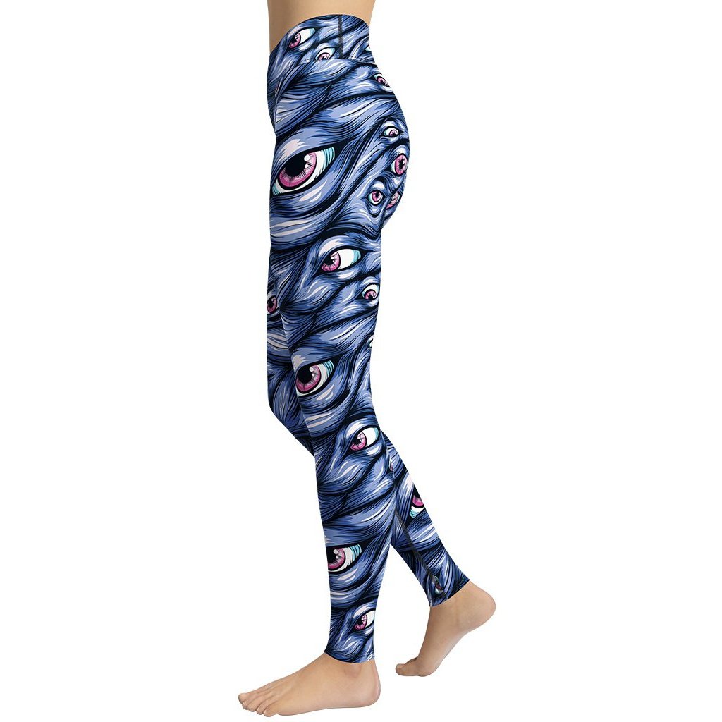 Spooky Eyes Yoga Leggings