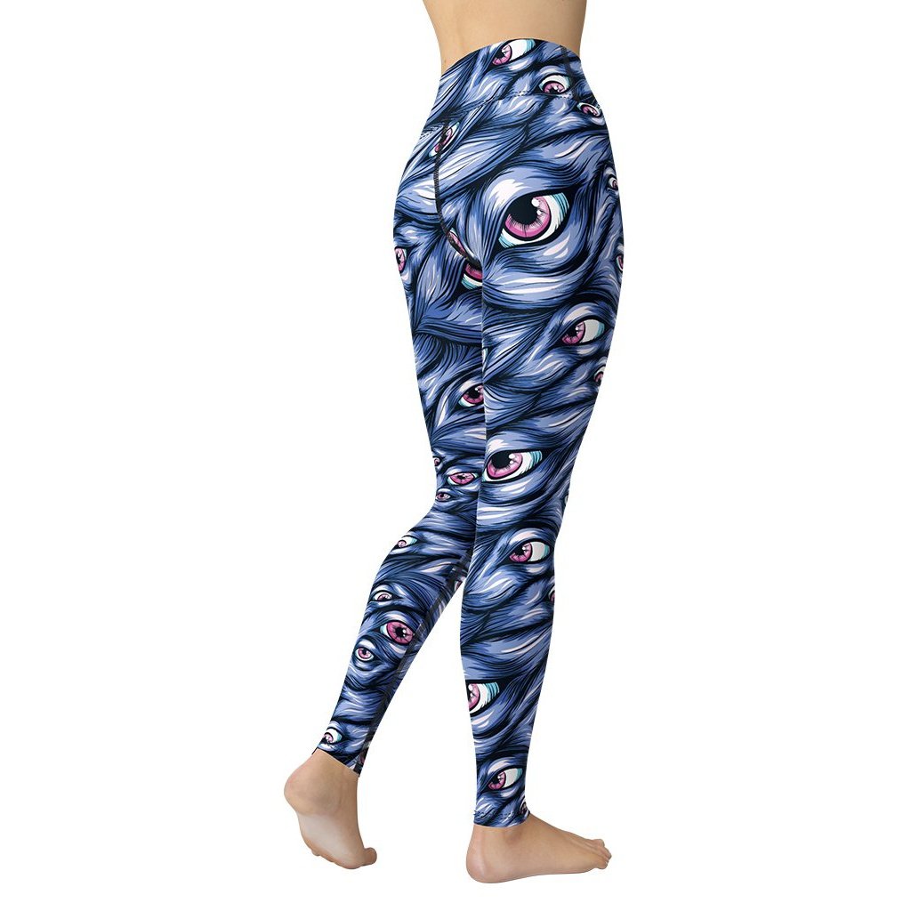 Spooky Eyes Yoga Leggings