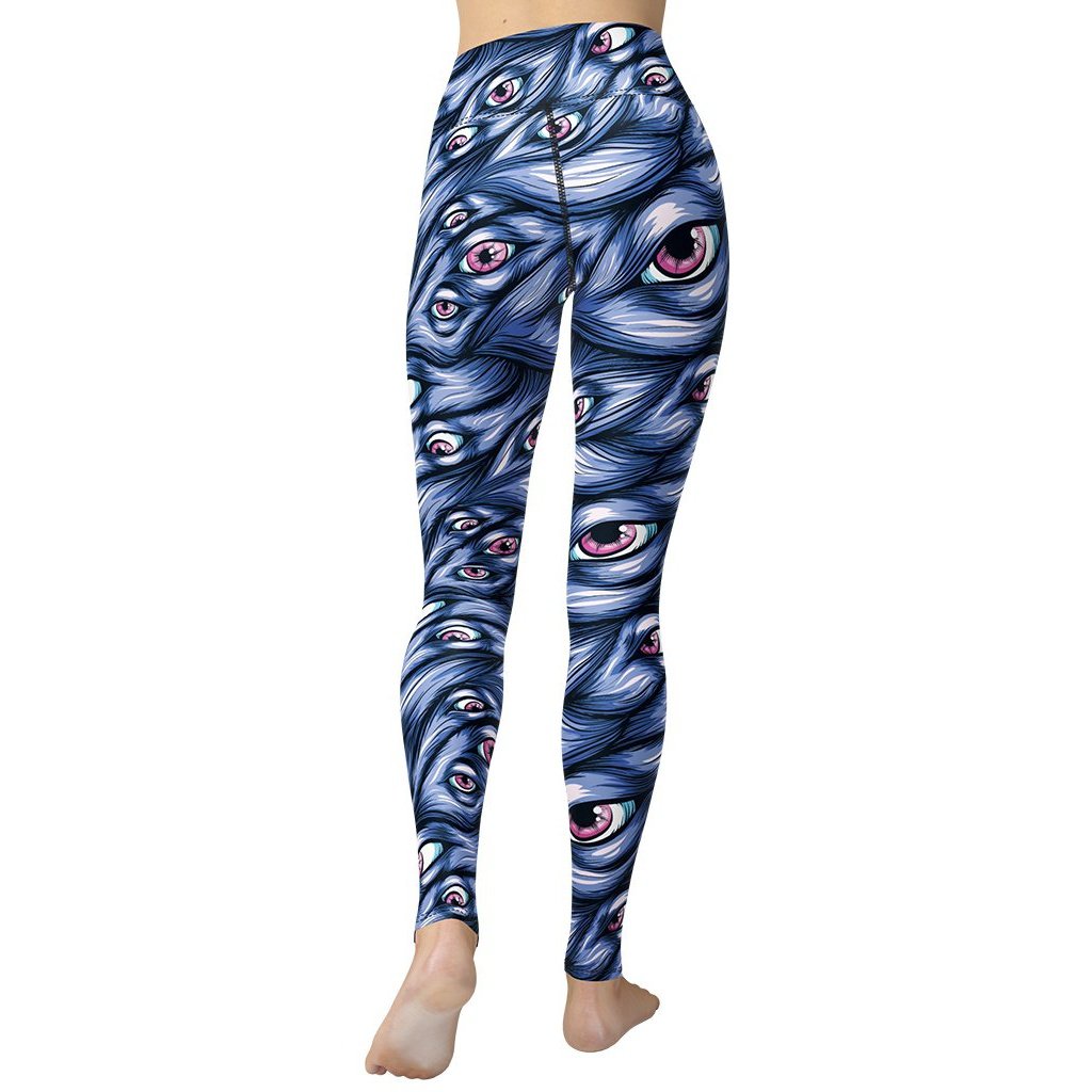 Spooky Eyes Yoga Leggings