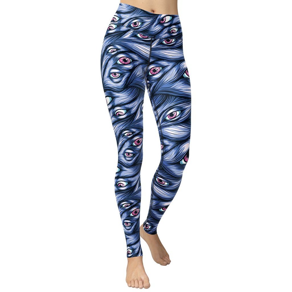 Spooky Eyes Yoga Leggings