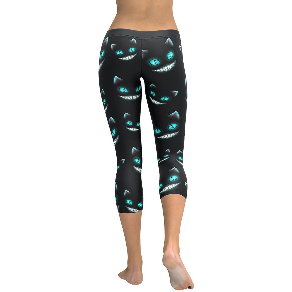 Spooky Halloween Cat Capris