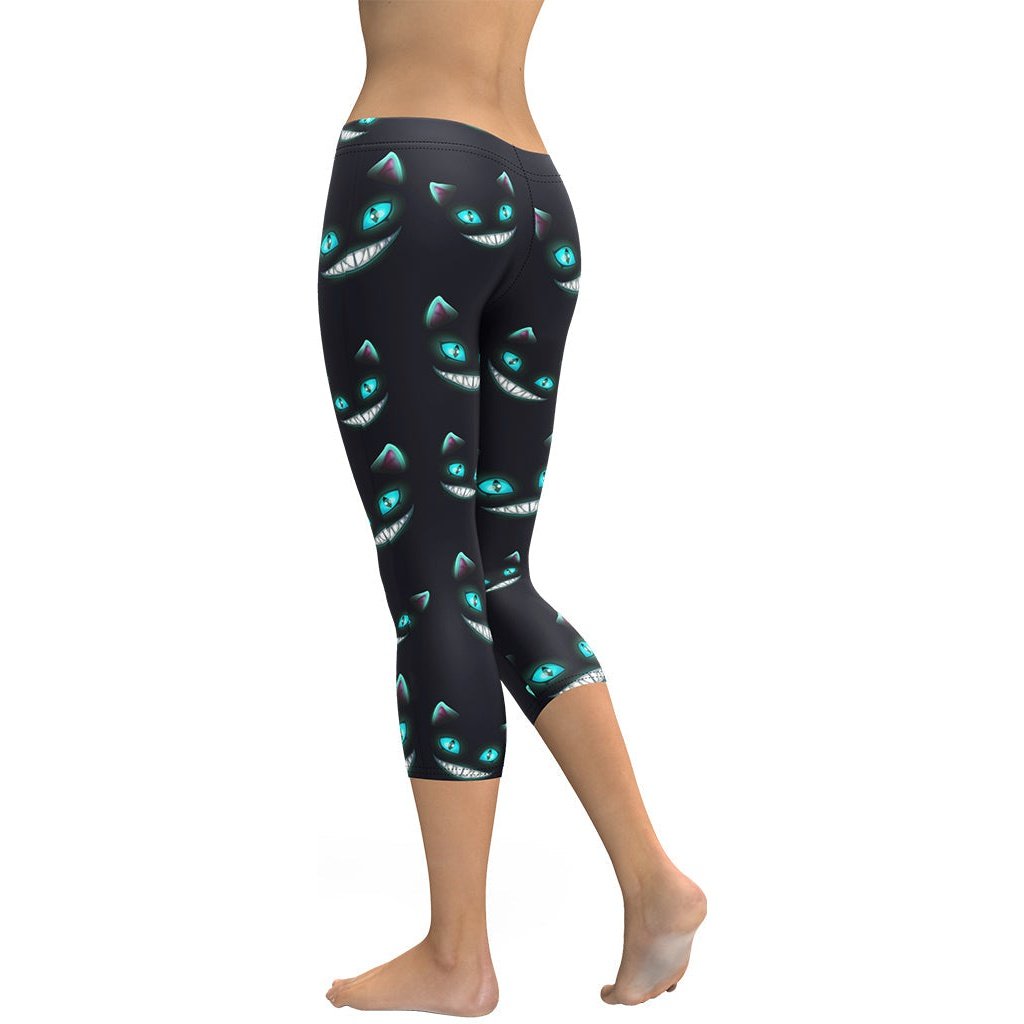 Spooky Halloween Cat Capris