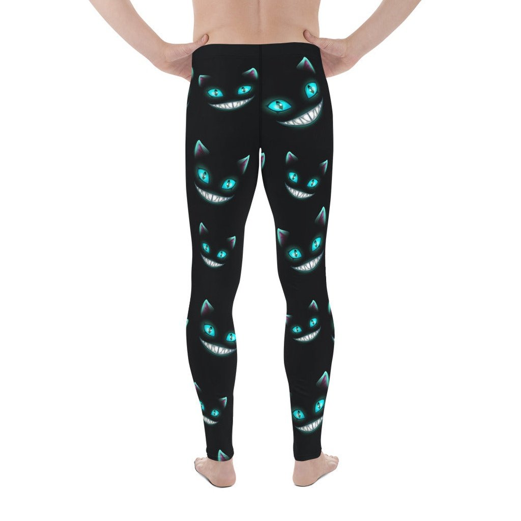 Spooky Halloween Cat Men's Leggings