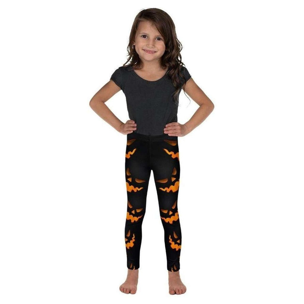 Spooky Halloween Pumpkin Kid's Leggings