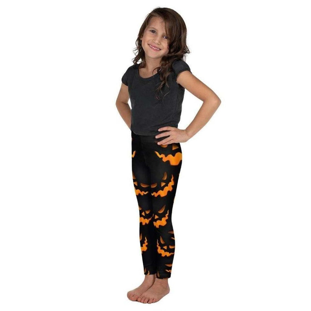 Spooky Halloween Pumpkin Kid's Leggings